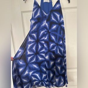 Spaghetti strap blue dress (worn once)